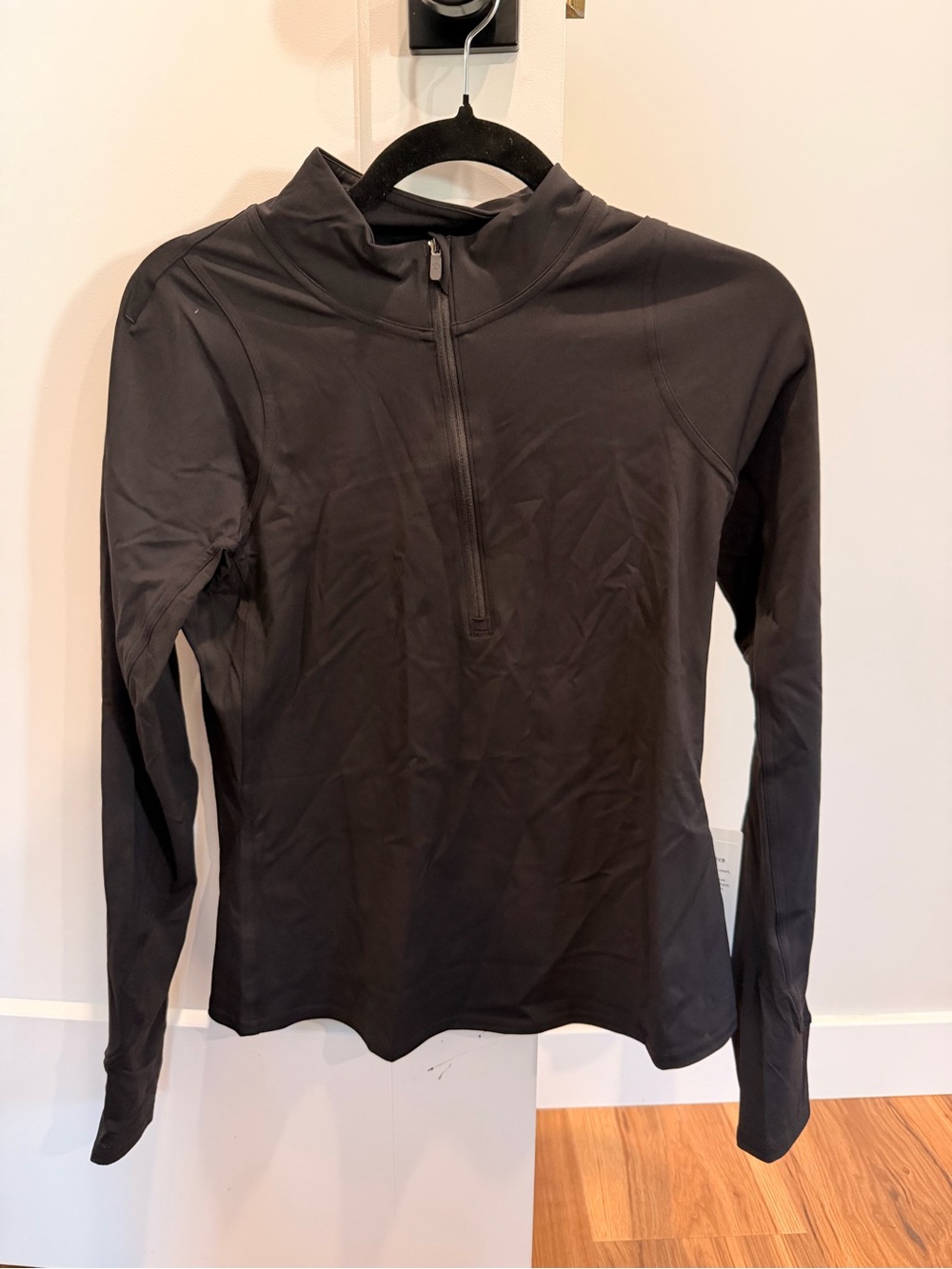 Women’s Lulu Lemon Black Half-Zip Long Sleeve